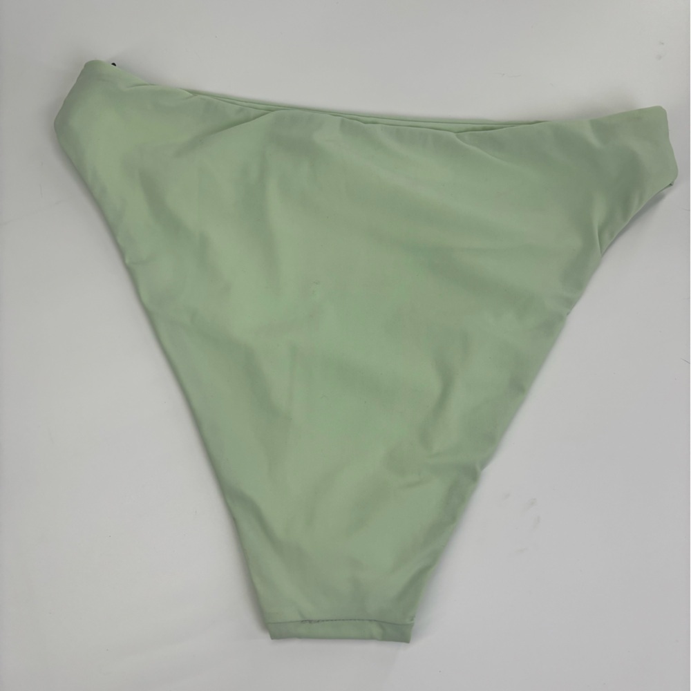 Anemos Los Angeles the Midi high cut bikini bottoms S  mint green sustainable LA - Picture 2 of 6